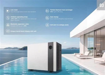 ইনগ্রাউন্ড পুলগুলির জন্য বৈদ্যুতিক তাপ পাম্প পুল হিটার